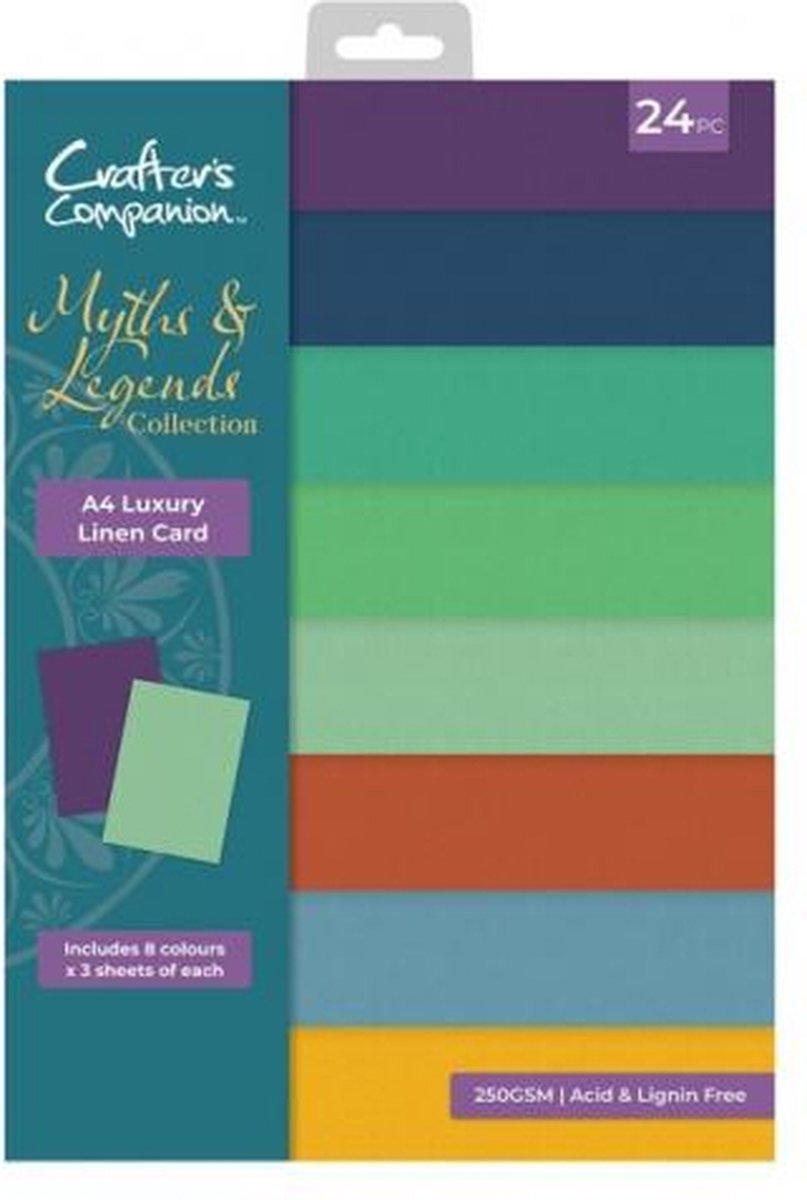 Myths & Legends - Luxury Linen Cardstock Set - A4